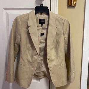 Light tan career blazer-transitional for day and night